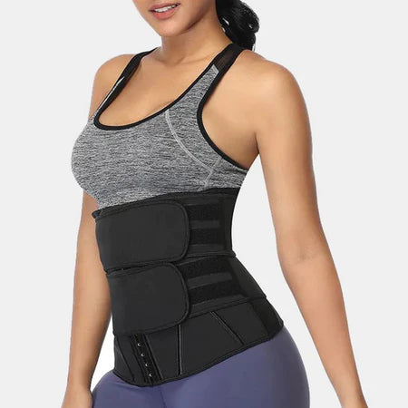Cinturón de sudoración para sauna caliente, moldeador de cintura, entrenamiento adelgazante, cinturón de fitness para mujeres, quema de grasa abdominal