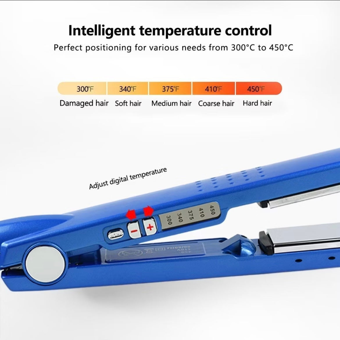 Plancha Cabello Nano Titanium delgada